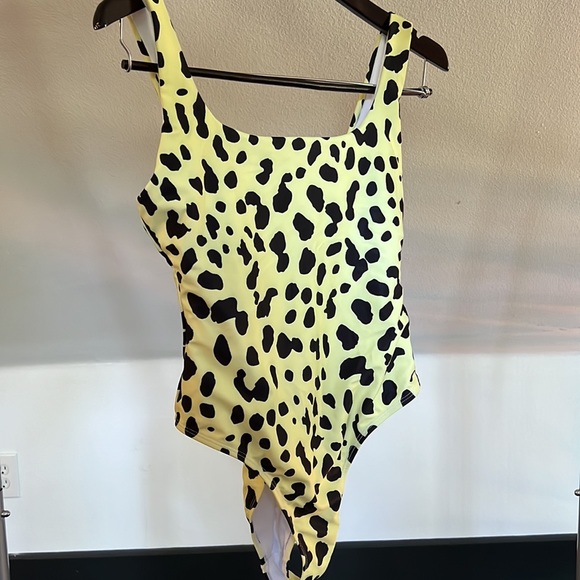 Other - NWOT Pale Neon Leopard One Piece Swimsuit